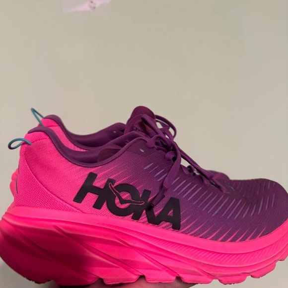 Hoka Shoes - Hoka Fuchsia and Violet Athletic Shoes